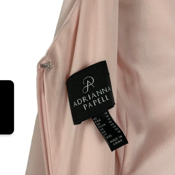 ADRIANNA PAPELL Embellished Tulle Dress - Picture 9 of 9